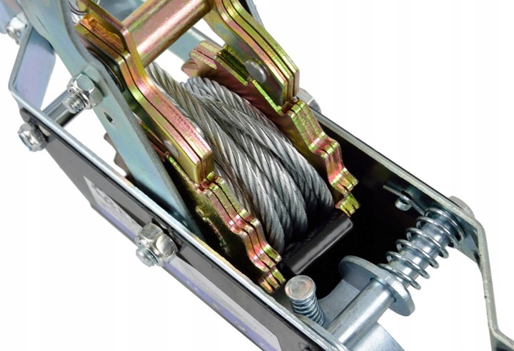 WYCIĄGARKA RĘCZNA WCIĄGARKA LINOWA 2000KG 2T HAKI