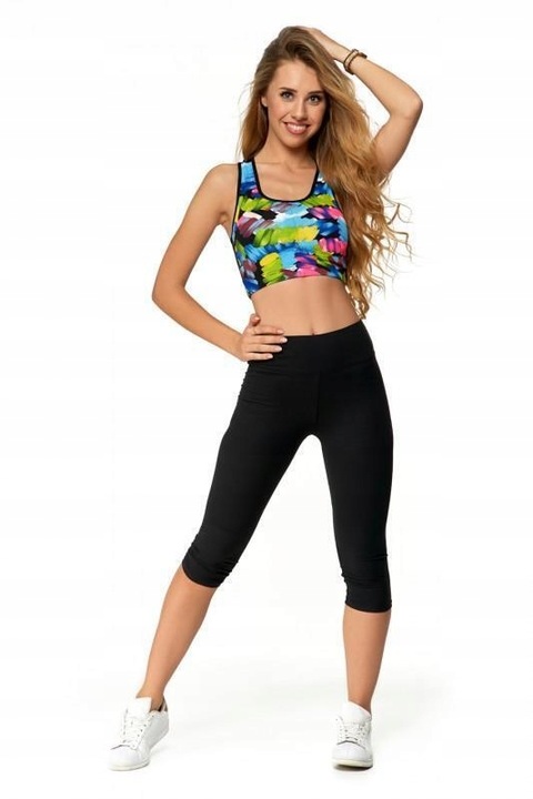 leginsy legginsy BAWEŁNIANE getry 3/4 damskie 2XL/3XL