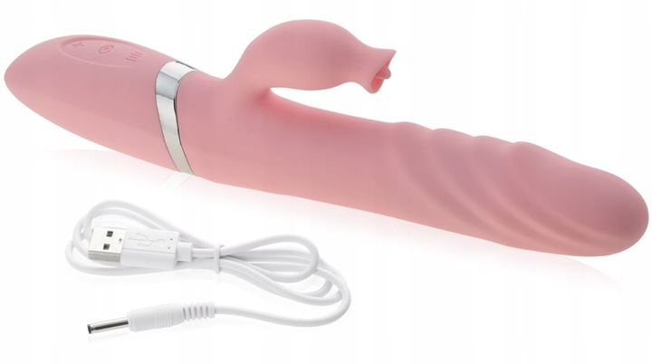 WIBRATOR POSUWISTY RUCH GÓRA-DÓŁ PODGRZEWANY DO 48stC 36 FUNKCJI