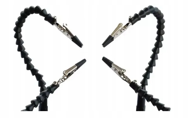 Uchwyt montażowy z lupą trzecia ręka typu pająk podświetlenie LED ZD-11M-3