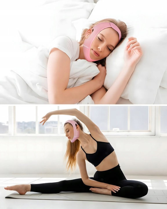 OPASKA LIFTINGUJĄCA MODELUJĄCA DO TWARZY POPRAWIAJĄCA OWAL PODBRÓDEK