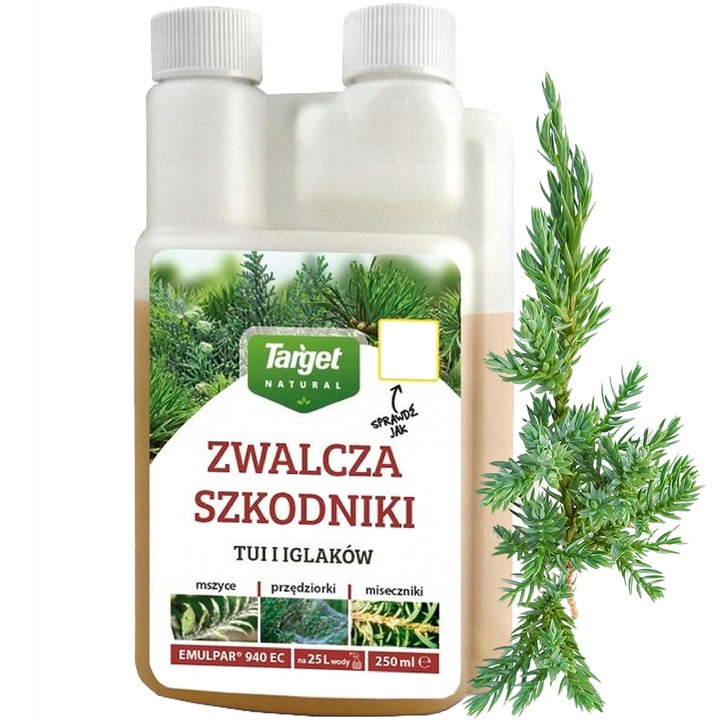 EMULPAR 940 EC ZWALCZA SZKODNIKI TUI I IGLAKÓW TUJA I IGLAKI 250 ml