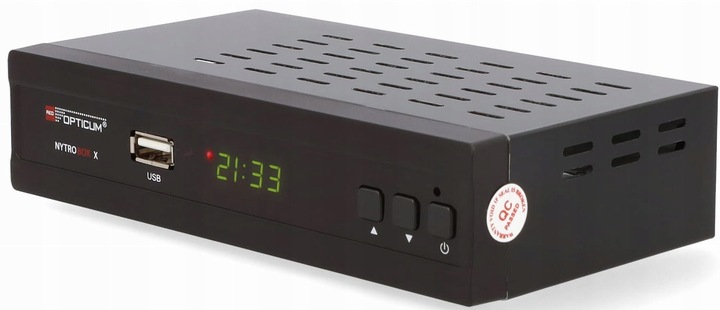 Tuner Dekoder Kablówki DVB-C DVB-T2 Telewizji Cyfrowej TV Naziemnej