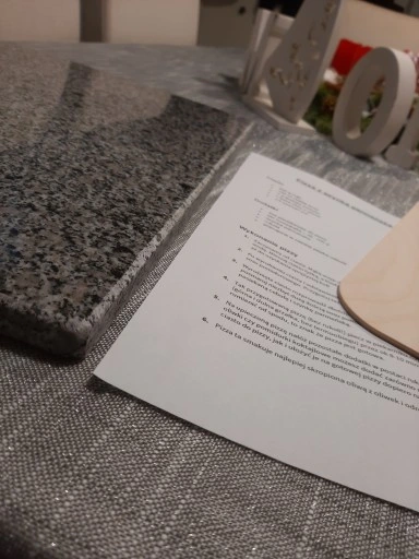 KAMIEŃ do Pizzy Grilla 30x30 Granitowy + ŁOPATKA