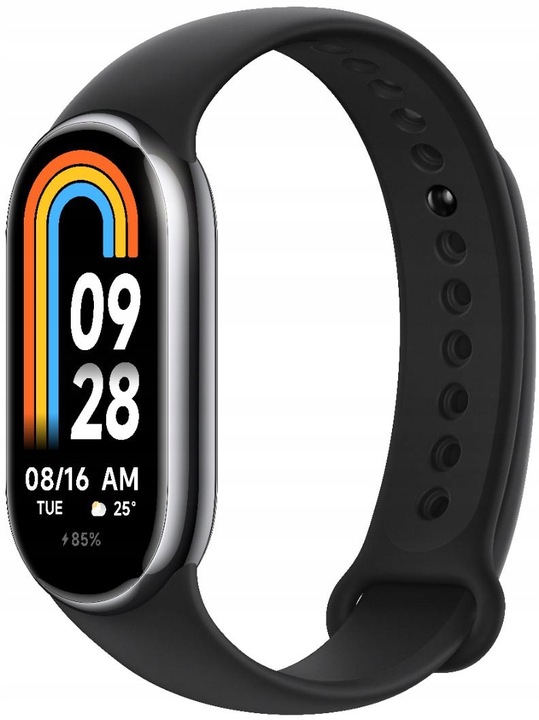 SMARTBAND XIAOMI Smart Band 8 Czarny AMOLED wodoodporność 5 ATM / 50 M