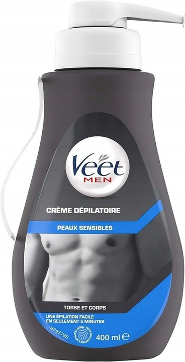 Żelowy krem do depilacji VEET MEN do skóry wrażliwej 400 ml