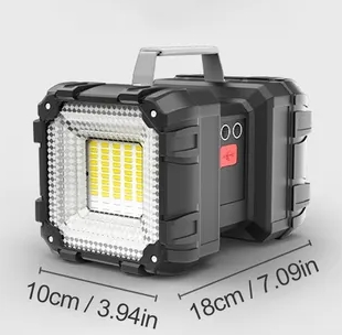 MOCNA LATARKA AKUMULATOROWA LED SZPERACZ CREE