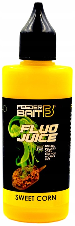 Zestaw 4x FLUO JUICE Feeder Bait DIP DOPALACZ BOOSTER Method Feeder