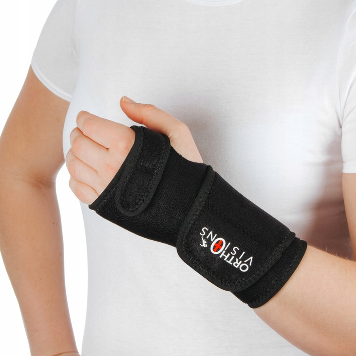 STABILIZATOR NA NADGARSTEK ORTEZA DŁONI OPASKA NADGARSTKA RĘKI Z SZYNĄ UNI