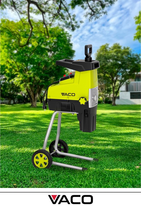 ROZDRABNIACZ ELEKTRYCZNY DO GAŁĘZI 3000W Rębak VACO + Kosz GRATIS