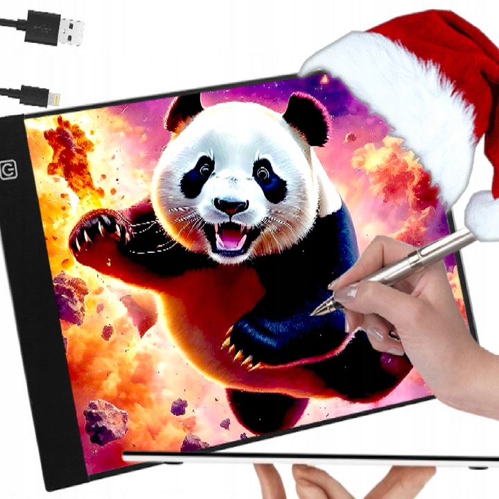 TABLET GRAFICZNY LED - IDEALNY PREZENT (A4) - DLA UCZNIA, STUDENTA, DZIECKA