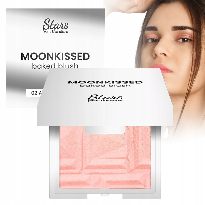 Stars from the stars MOONKISSED róż do policzków wypiekany #02 APRICOT SOFT