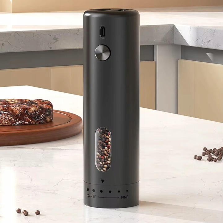 Młynek Elektryczny do Pieprzu i Soli USB Solniczka i Pieprzniczka 2