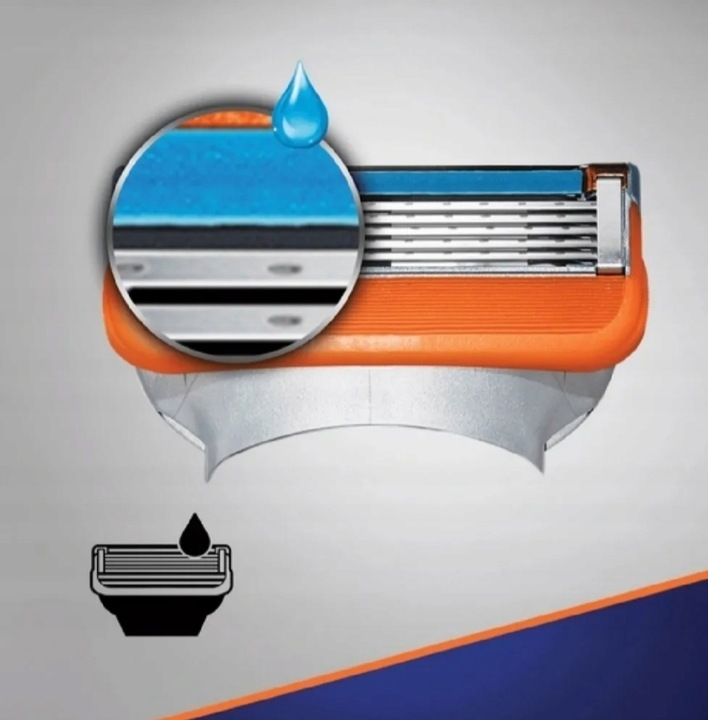 wkłady do maszynki GILLETTE fusion 5 ostrza ( 8 sztuk ) ZESTAW