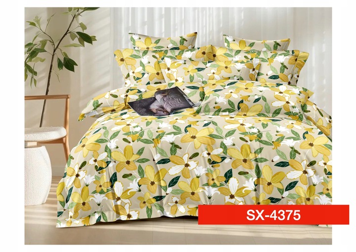 POŚCIEL ANTYALERGICZNA SATYNOWA 160x200 i 2x 70x80 KOMPLET 3 CZĘŚCI WZORY