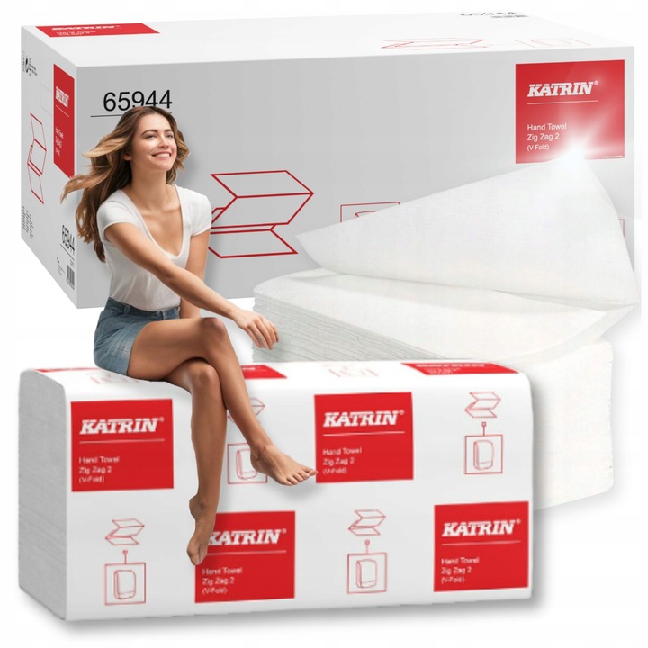 Ręcznik Papierowy ZZ 2 Warstwy Biały Handypack Ekonomiczny 3000 szt