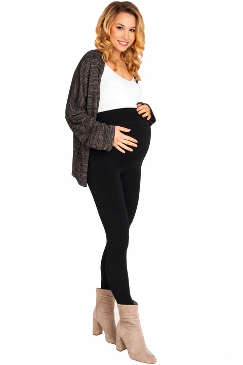 LEGGINSY OCIEPLANE FUTERKIEM CIĄŻOWE GRUBE CIEPŁE GETRY PLUS SIZE