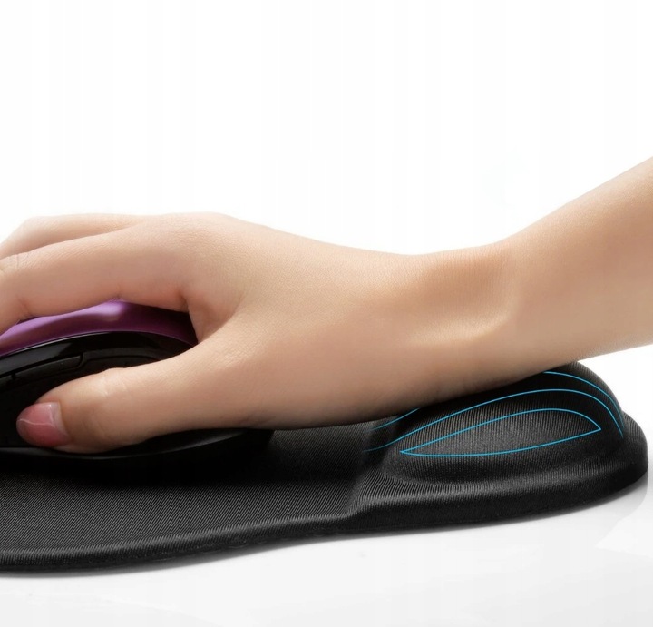 Podkładka pod Mysz i Nadgarstek EASY WORK Defender Duża Żelowa Antypoślizg