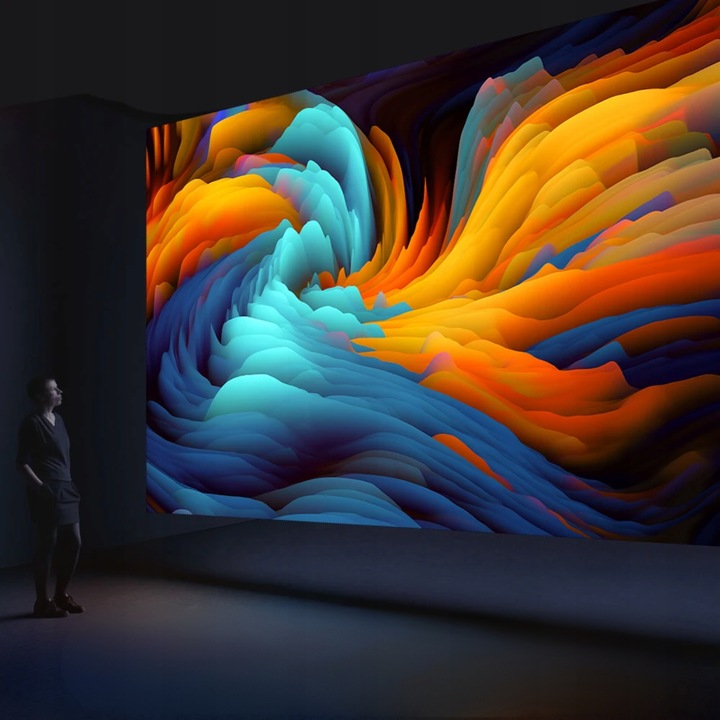 Projektor LED HY300PRO MAGCUBIC rzutnik android Wifi 4K prezent biały