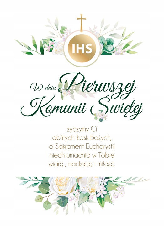 BIBLIA NA KOMUNIĘ PAMIĄTKA PIERWSZEJ KOMUNII ŚWIĘTEJ PREZENT NA KOMUNIĘ