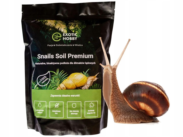 Podłoże dla ślimaka do terrarium - Snails Soil ściółka dla ślimaków
