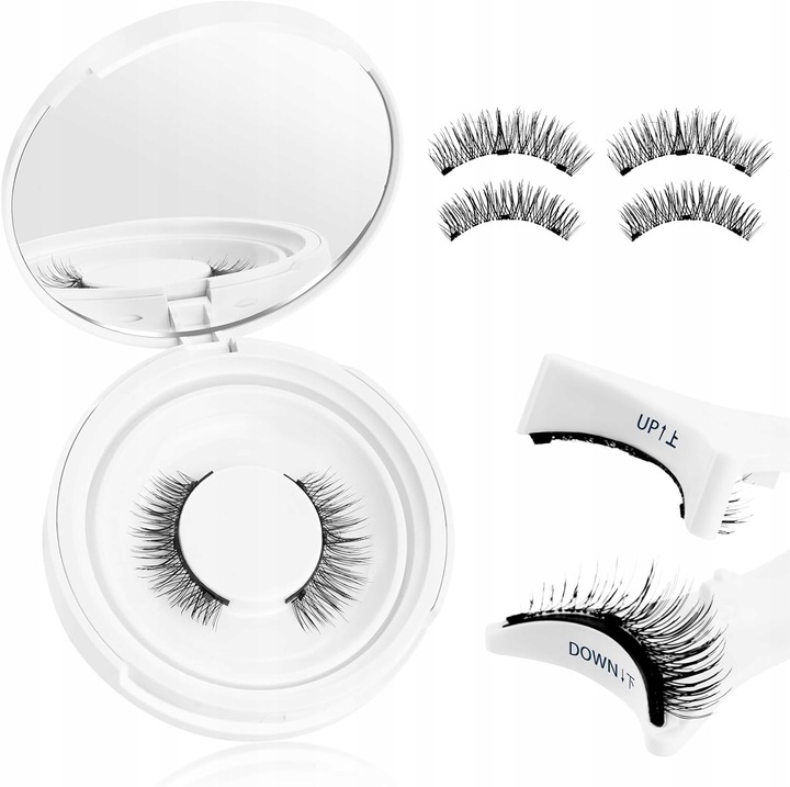 Rzęsy Magnetyczne Bez Kleju i Podrażnień Efekt Objętości+ Aplikator Gratis