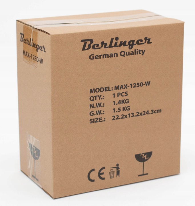 Blender ręczny robot kuchenny 1250W | metalowy mikser, malakser,