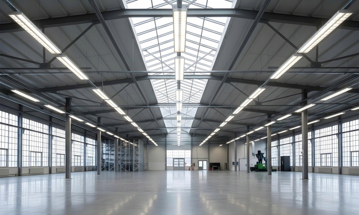 LAMPA ŚWIETLÓWKA LED 120cm OPRAWA NATYNKOWA ALUMINIUM 72W