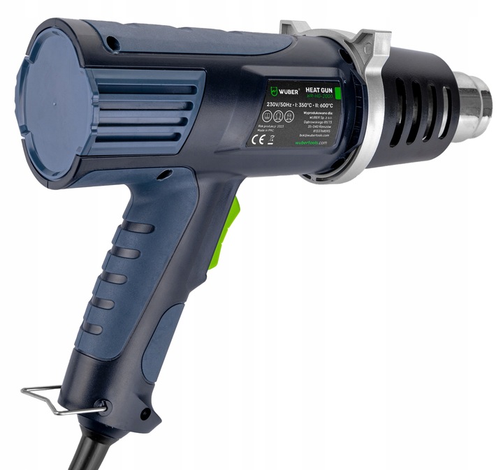 OPALARKA ELEKTRYCZNA MOCNA Z REGULACJĄ 2 BIEGI MAX 600°C + 4 DYSZE