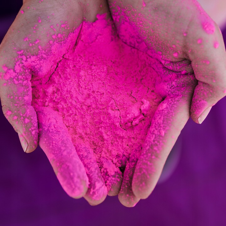 Kolorowy proszek Holi Puder Festiwal ZESTAW 100 szt.