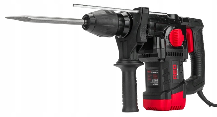 MŁOT UDAROWY MŁOTOWIERTARKA UDAR SDS+ 2200W 6J WALIZKA 3 X WIERTŁO +