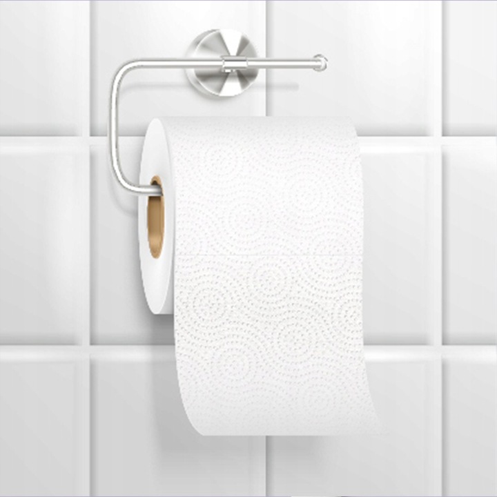 Biały Papier Toaletowy FluFFy 3 Warstwy 40 Rolek Ultra Miękki 4800 Listków