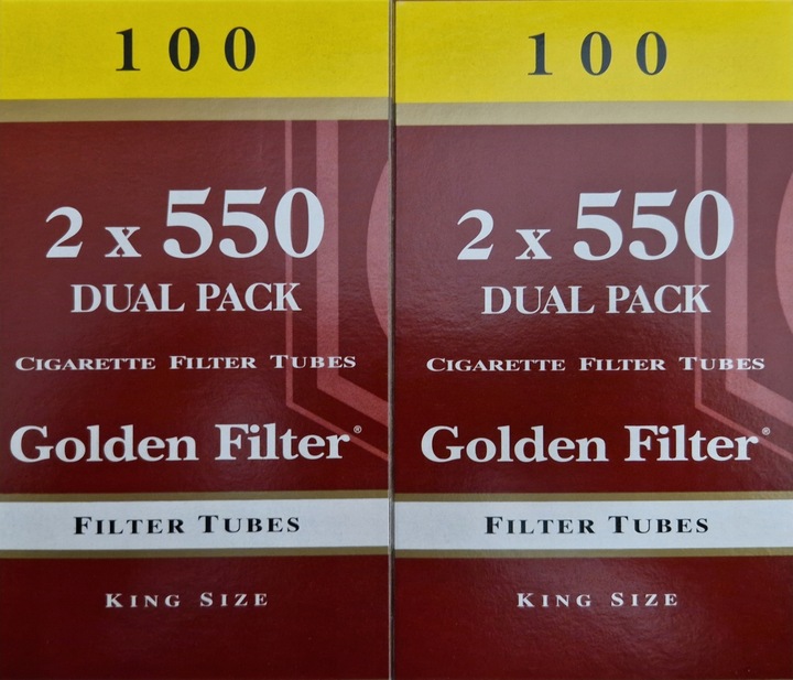 Gilza Golden Filter King Size smak bezsmakowy 1100