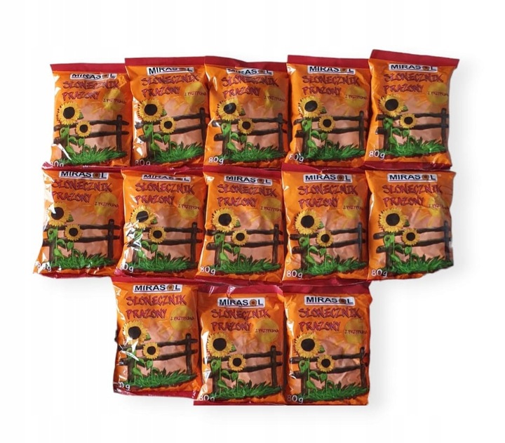 SŁONECZNIK 80g Z PRZYPRAWĄ MIRASOL DUŻE ZIARNO