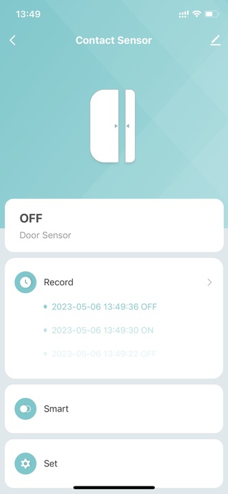 Czujnik Otwarcia Drzwi i Okna Smart ZigBee Tuya