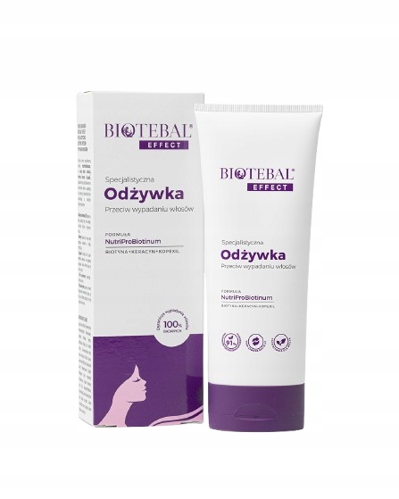 Biotebal EFFECT Odżywka do włosów z biotyną wypadanie włosów 200 ml