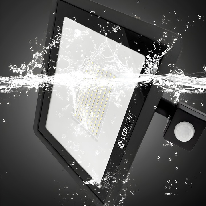 HALOGEN LED Z CZUJNIKIEM RUCHU 10W LAMPA Reflektor Naświetlacz