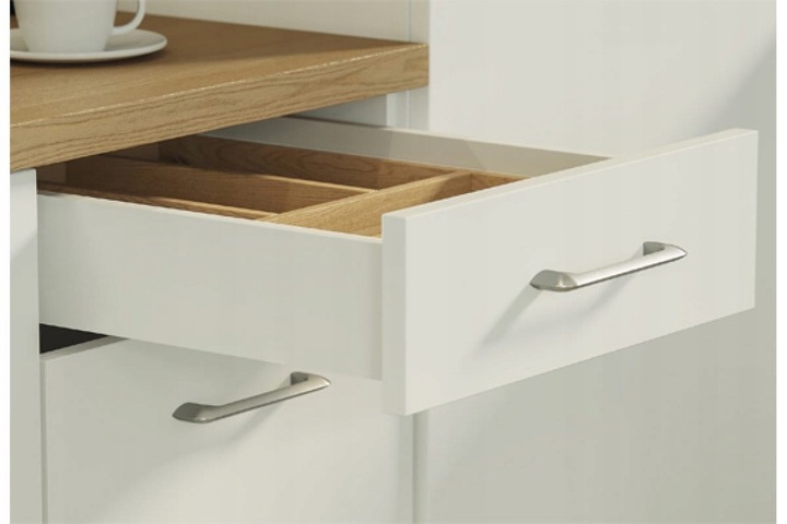 SZUFLADA GTV AXIS PRO 250A1 NISKA L250 H84 BIAŁA CICHY DOMYK WYSUW