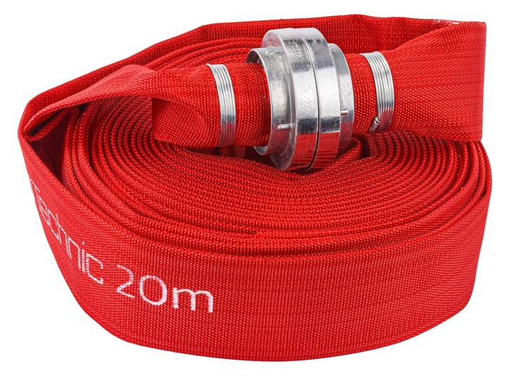 WĄŻ STRAŻACKI PARCIANY DO WODY SZAMBA SZYBKOZŁĄCZKA 2" 20 M 8 BAR