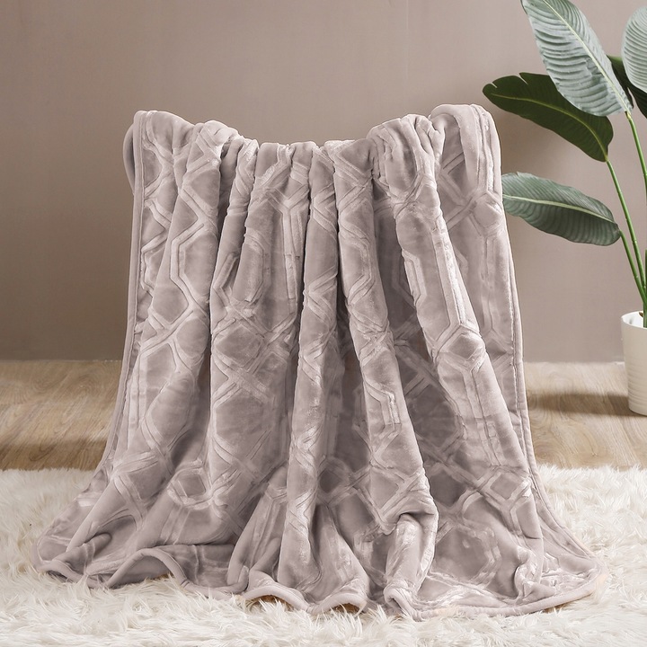 KOC CIEPŁY GRUBY MIĘKKI NARZUTA PLED NA ŁÓŻKO KANAPĘ 160x200