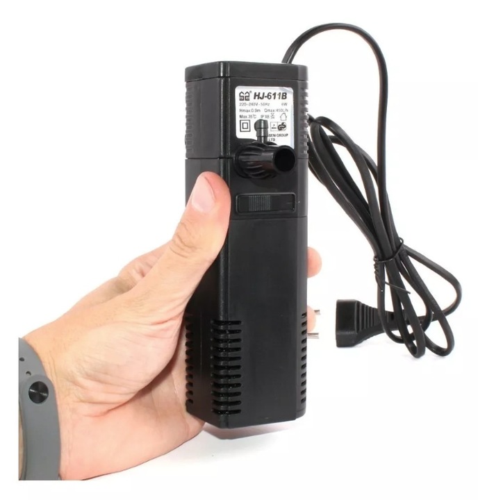 FILTR Wewnętrzny do akwarium 120L 450l/h HJ-611B