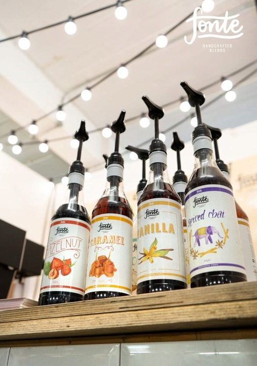 Syrop barmański Fonte Karmelowy bez cukru Bezcukrowy 0.75L do kawy