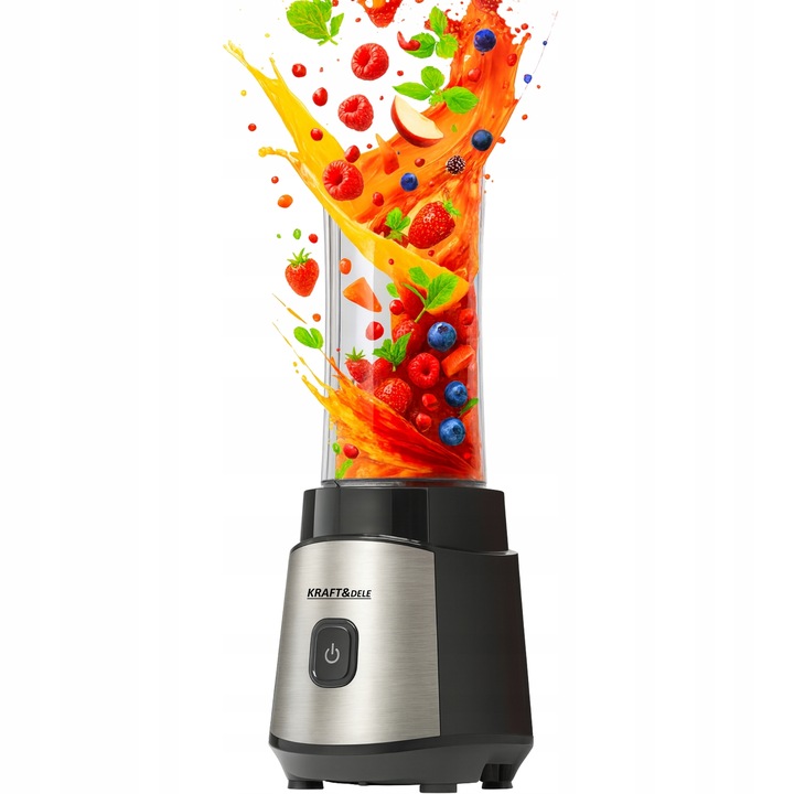 BLENDER KIELICHOWY MIKSER DO SMOOTHIE KOKTAJLI KRUSZY LÓD 2 BIDONY