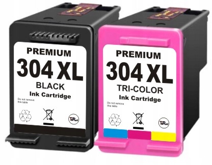 Tusze do HP 304 XL Deskjet 2600 2620 2630 3720 3732 ENVY 5010 5020 5052