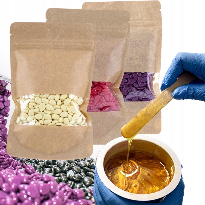 Zestaw 4x WOSK DO DEPILACJI twardy ItalWax + PODGRZEWACZ SZPATUŁKI ŻEL