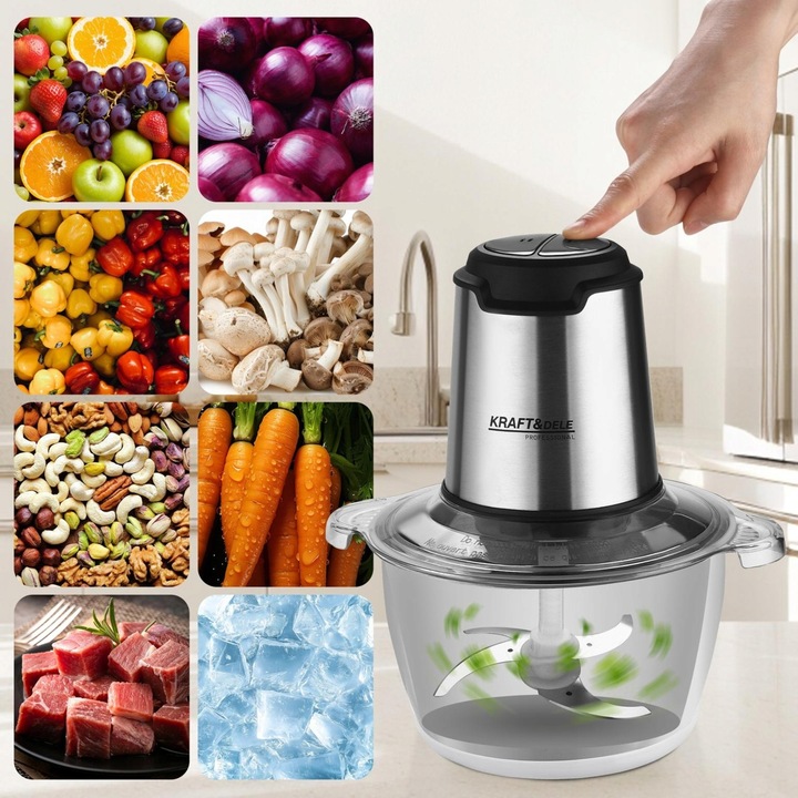ROZDRABNIACZ SZATKOWNICA DO WARZYW ELEKTRYCZNY MIĘSA OWOCÓW MALAKSER