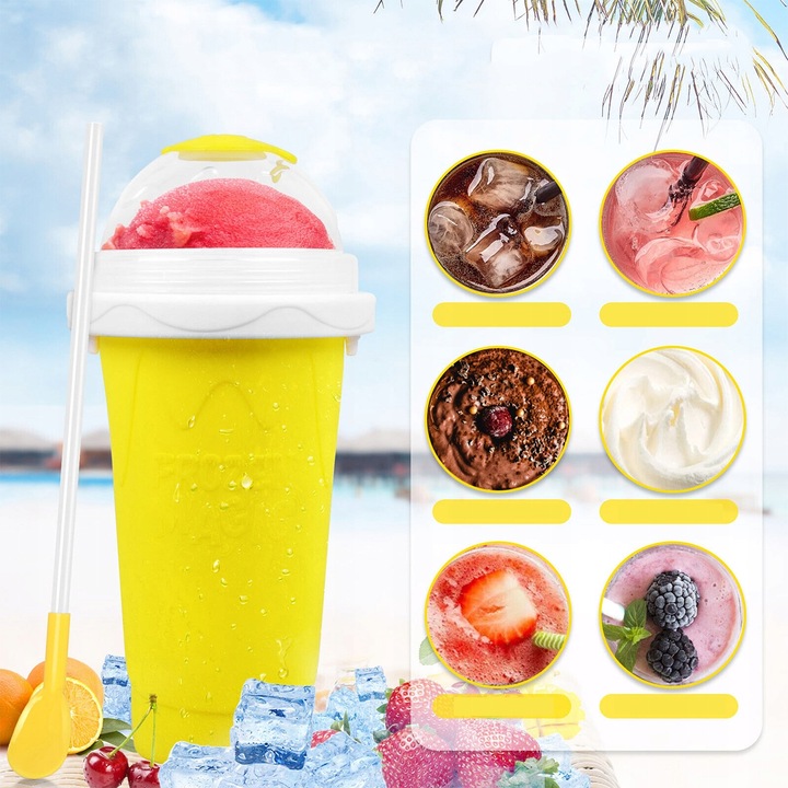 SLUSHY KUBEK DO ROBIENIA LODÓW SORBETÓW SLUSHY GRANITY 330ML