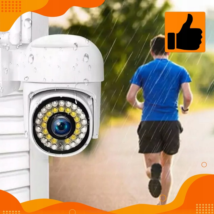 KAMERA OBROTOWA WIFI IP ZEWNĘTRZNA 1080p FULL HD SMART 2MP TRYB NOCNY ZOOM