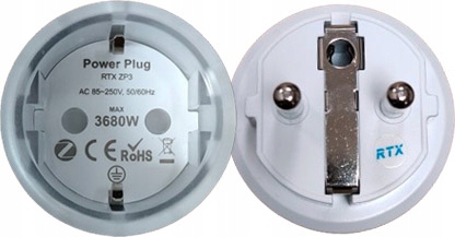 Gniazdko Wtyczka RTX Pomiar Licznik Energii do 260V Repater ZigBee