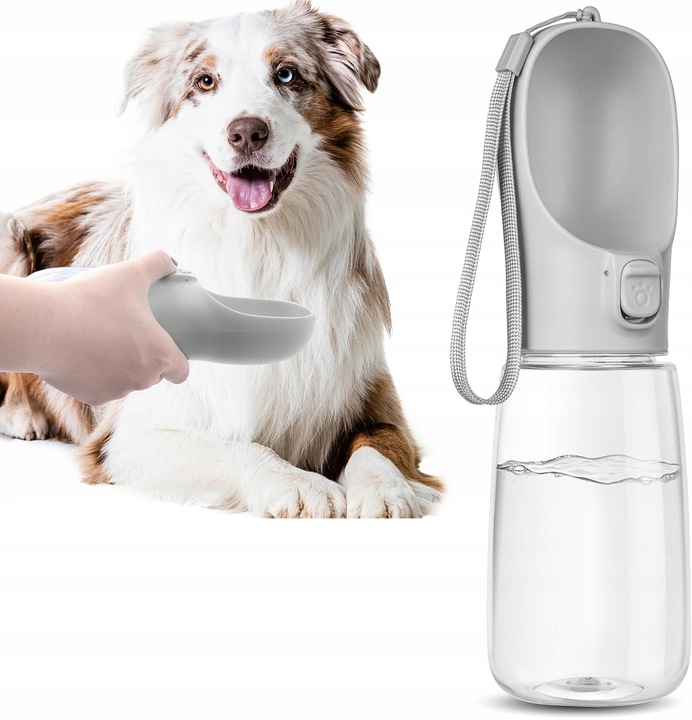 POIDŁO DLA PSA BUTELKA TURYSTYCZNA BIDON MISKA NA WODĘ 550 ml